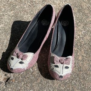 TUK Fox Herringbone Heels